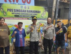 Patroli Ramadhan, Kanit Intelkam Cek Pos Singgah Ramadhan untuk Pastikan Keamanan Menjelang Sahur dan Setelah Subuh