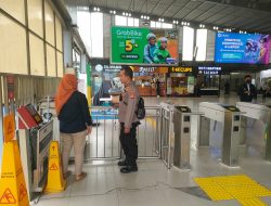 Patko 1051 Patroli Stasiun KA Tanah Abang Dan Berikan Imbauan Kepada Pengguna KA Agar Selalu Berhati-hati