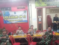 Bersama Menjaga Kamtibmas, Pemantauan Unit Samapta Polsek Johar Baru di Pos Singgah Ramadhan 1446 H, Jalan T
