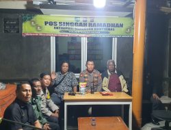 Kesiapsiagaan  Polri Jaga Keamanan di Pos Singgah Ramadhan 1446 H Pasar Baru