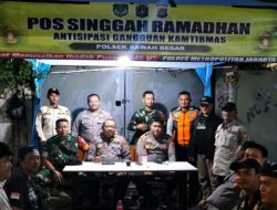 Kapoksubsektor Karang Anyar Pimpin Pengamanan Gabungan Di Pos Singgah Ramadhan 1446 H Kartini