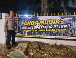 Bhabinkamtibmas Benhil Sosialisasi Jelang Mudik, Agar Perhatikan Keamanan Dan Bahaya Kebakaran