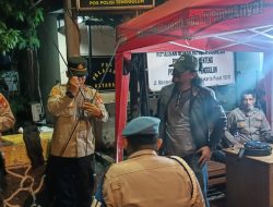 Pemantauan Bersama Personil Polsek Menteng Di Pos Singgah Ramadhan Menteng Tenggulun Untuk Situasi Kondusif
