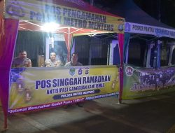 Kapolsubsektor Thamrin Pimpin Pemantauan Pos Singgah Ramadhan Tambak Antisipasi Kebut-kebutan Motor