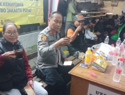 Antisipasi Kejahatan di Bulan Puasa, Polsek Kemayoran Gelar Ngopi Kamtibmas Hingga Larut Malam