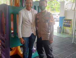 Polisi Sambangi Warga di Cempaka Putih, Sampaikan Imbauan Kamtibmas