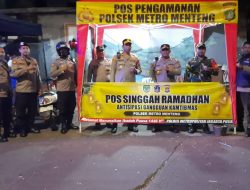 Polsek Menteng Gelar Pengamanan Di Pos Singgah Ramadhan Kalipasir