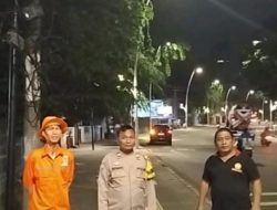 Polsek Metro Gambir Gelar Patroli Pos Singgah Ramadhan Jatibaru, Antisipasi Gangguan Kamtibmas