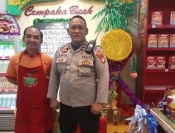 Jaga Rasa Aman, Polsek Cempaka Putih  Patroli di Tempat Perbelanjaan