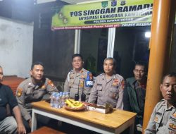 Polisi Cegah Tawuran dan SOTR Liar di Pos Singgah Ramadhan 1446 H Di Pasar Baru