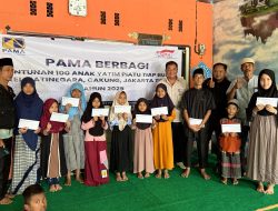 SEMARAK RAMADAN 1446 HIJRIAH, PT PAMAPERSADA NUSANTARA HEAD OFFICE GELAR SANTUNAN ANAK YATIM