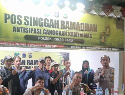 Pengecekan Pos Singgah Ramadhan oleh Polsek Johar Baru, Pastikan Keamanan Wilayah Tetap Kondusif