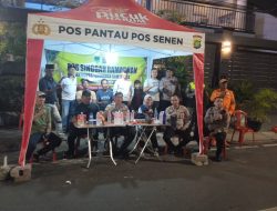 Apel Operasi Cipta Kondisi dan Patroli Gabungan Tiga Pilar di Wilkum Polsek Senen