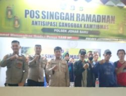 Pos Singgah Ramadhan Kota Paris, Polisi Jaga Ketertiban, Hindari Kriminalitas dan Tawuran Warga