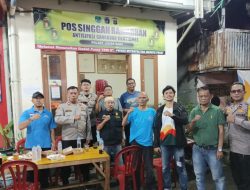 Pos Singgah Ramadhan Jalan T, Polisi Bersama TNI Jaga Ketertiban, Hindari Kriminalitas dan Tawuran Warga
