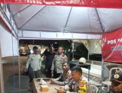 Polsek Metro Gambir Gelar Pengamanan di Pos Singgah Ramadhan Roxy