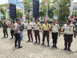 Polsek Metro Menteng Amankan Aksi Unjuk Rasa GMHPS Di Kantor Pusat PD Pasar Jaya
