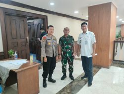 Wakapolsek Metro Hadiri Rapat Koordinasi Penataan PKL Dan Parkir Liar Di Masjid Agung Sunda Kelapa