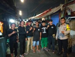 Bhabinkamtibmas Sambang Siskamling di RW. 08 Kramat, Senen, Jakarta Pusat