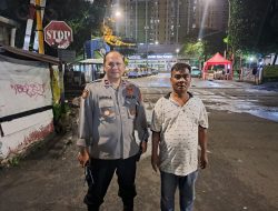 Patroli Dialogis Himbauan Kamtibmas Kapolsubsektor Sarinah Di Jalan Sukabumi Menteng