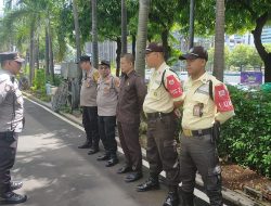 Pengamanan Antisipasi Unjuk Rasa Di Kantor Menara Thamrin, Menteng
