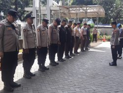 Wakapolsek Metro Menteng Pimpin Apel Antisipasi Unras Di Kantor Ravindo Menteng