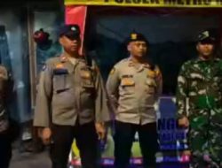 Polsek Metro Menteng Gelar Pengamanan Dan Pemantauan Di Pos Singgah Ramadhan Kalipasir Menteng