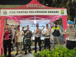 Berikan kamtibmas, Polsek Senen Himbau Warga yang Melaksanakan Saur On The Road di Jalan Kramat Raya
