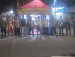 Polsek Metro Gambir Gelar Pengamanan Wilayah di Pos Pantau Musatek Jakarta Pusat