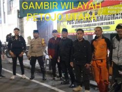 Polsek Metro Gambir Gelar Patroli Kamtibmas di Petojo Utara, Antisipasi Gangguan Keamanan