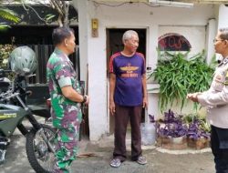 Peduli Keamanan Lingkungan, Polisi dan TNI Sampaikan Imbauan di Cempaka Putih Timur