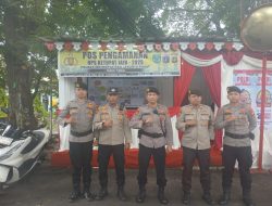 Pos Pengamanan Ketupat Jaya 2025, Polsek Johar Baru Jaga Ketertiban Selama Perayaan Idul Fitri