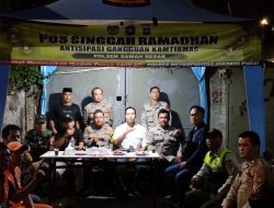 Kanit Binmas Pimpin Pengamanan Di Pos Singgah Ramadhan 1446 H Kartini