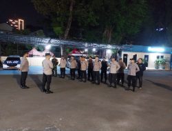 Apel Malam Rayonisasi Sektro Menteng Dan Tanah  Antisipasi Gangguan Kamtibmas