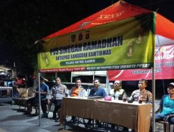 Pengamanan Wilayah Pos Singgah Ramadhan Roxy Berjalan Kondusif