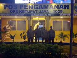 Patroli Rayonisasi Sektro Menteng Kontrol Pos Pam Ketupat Jaya 2025  Bundaran HI Antisipasi Gangguan Kamtibmas