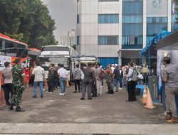 Pengamanan Mudik Bareng PT Taspen Persero Berjalan Aman 720 Pemudik Diberangkatkan
