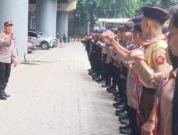 Polsek Metro Gambir Perketat Pengamanan Jelang Mudik Lebaran 2025 di Stasiun Gambir