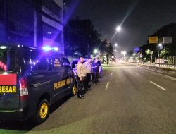 Polsek Sawah Besar Kepung Jl. Gunung Sahari Raya Cegah Balapan Liar dan Sahur On The Road Liar