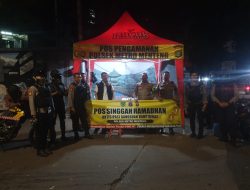 Patroli Presisi Polres Metro Jakarta Pusat Kontrol Pos Singgah Ramadhan Kalipasir Antisipasi Gangguan Kamtibmas Dan Tawuran Warga