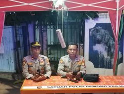 Polsek Metro Menteng Gelar Pemantauan Antisipasi Malam Hari Di Pos Singgah Ramadhan Tambak