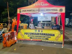 Polisi Hadir Di Pos Singgah  Menteng Tenggulun, Cegah Tawuran Dan Kejahatan Jalanan