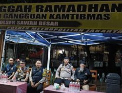 Pos Singgah Ramadhan Gunung Sahari, Dan Unit Samapta Cegah SOTR Liar Dan Balapan Liar