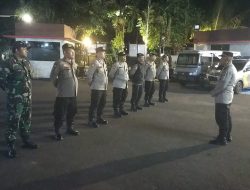 Apel Malam Patroli Cipta Kondisi Polsek Metro Menteng, Cegah Tawuran Warga Dan Gangguan Kamtibmas
