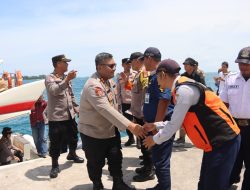 Lebaran Kedua, Kapolres Kepulauan Seribu Pantau Langsung Arus Mudik dan Kunjungan Wisatawan