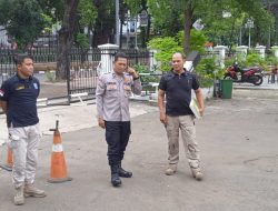 Sat Binmas Polres Metro Jakarta Pusat Sambangi Satpam Kimia Farma, Beri Himbauan Kamtibmas