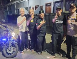 Cegah Premanisme, Bhabinkamtibmas Kampung Rawa Sambangi Gardu FBR dan Berikan Imbauan Kamtibmas