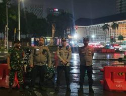 Patroli Malam Tiga Pilar di Monas Cegah Kejahatan Saat Libur Lebaran
