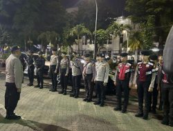 Polsek Metro Gambir Intensifkan Patroli Malam Hari di Stasiun Gambir untuk Amankan Arus Balik Lebaran