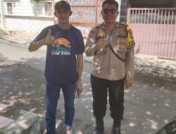 Patroli Wilayah dan Sambang Dialogis di Pemukiman Warga Kelurahan Johar Baru Pemantauan Rumsong di Tinggal Mudik Lebaran